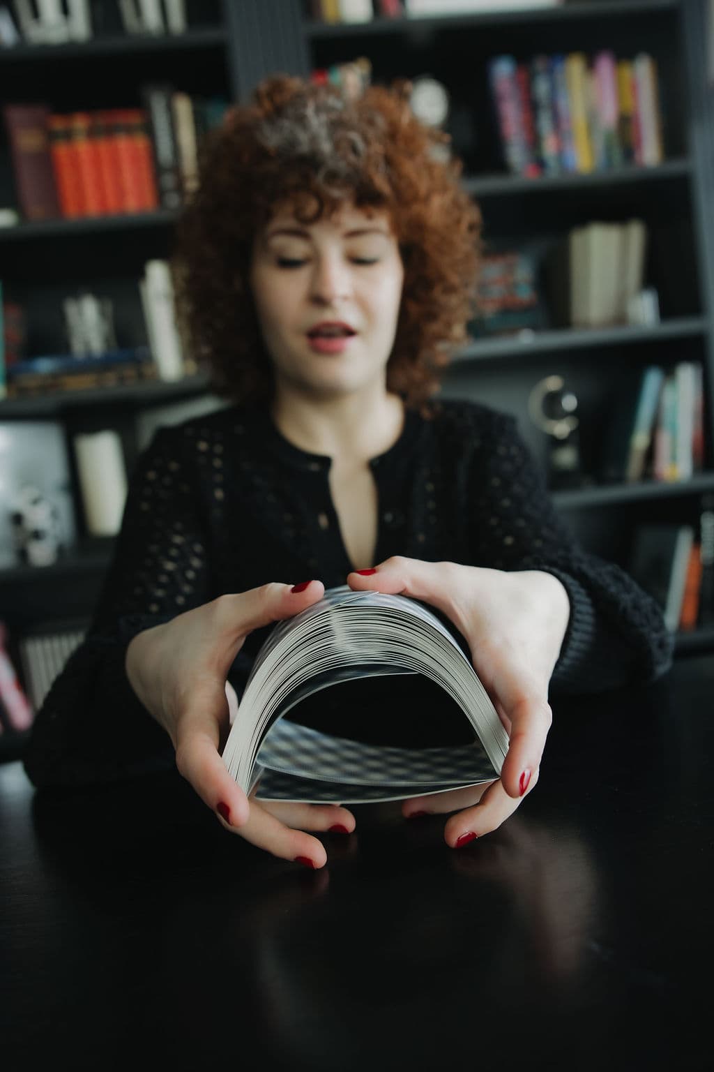 Emily, Ivy League Witch tarot reading at an event in New York — photo 2