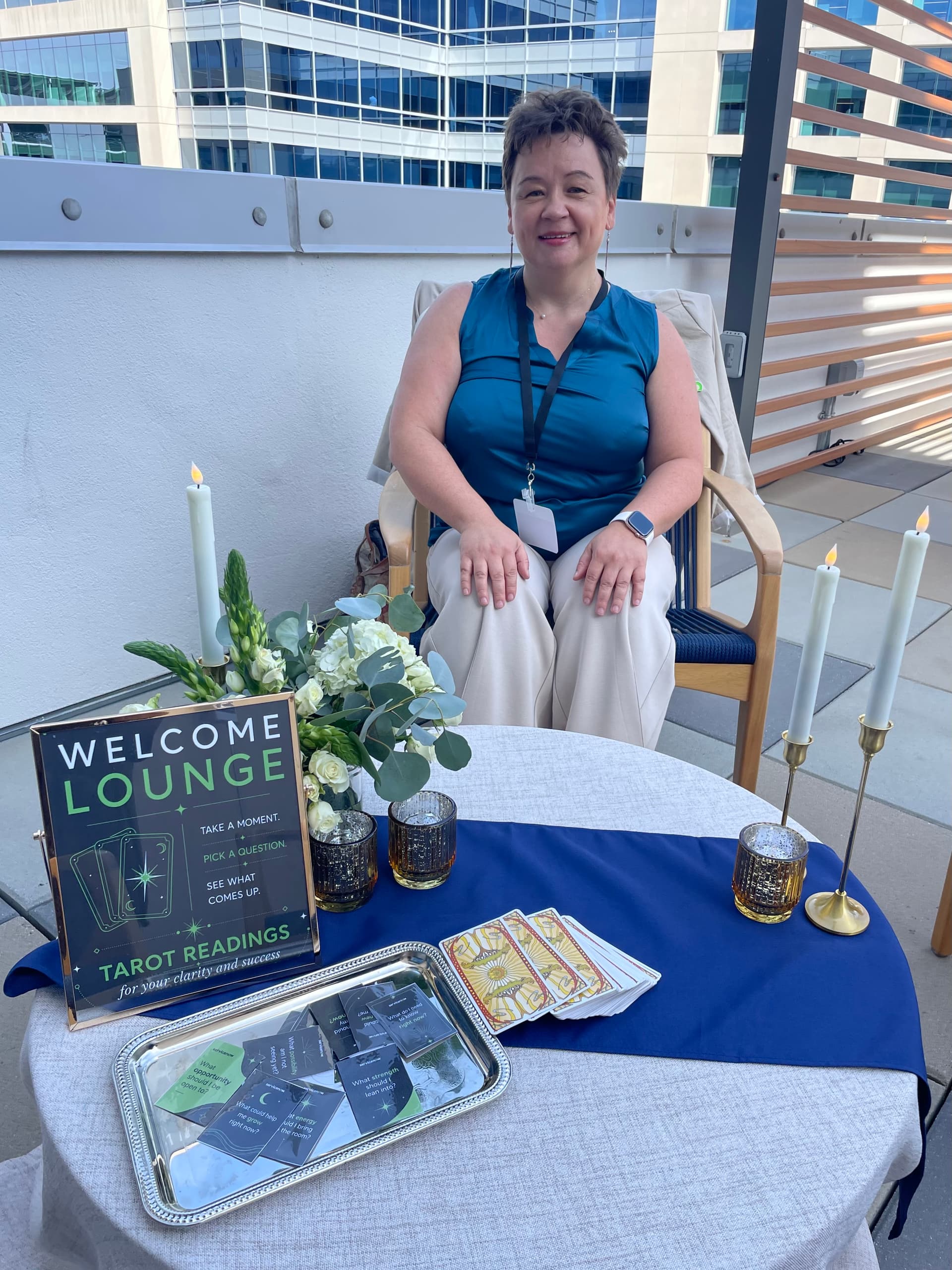 Roadmap Tarot tarot reading at an event in San Jose — photo 4