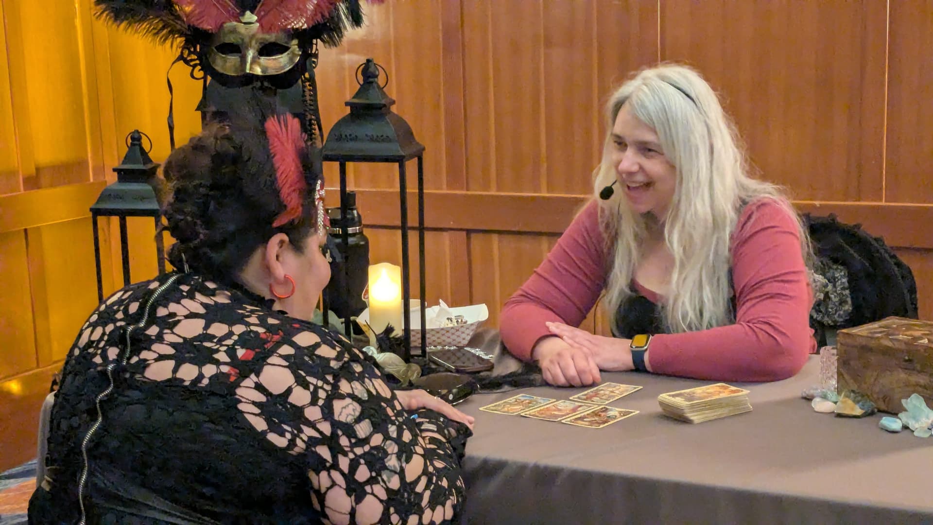 Portlandia Fortune Tellers tarot reading at an event in Portland — photo 4