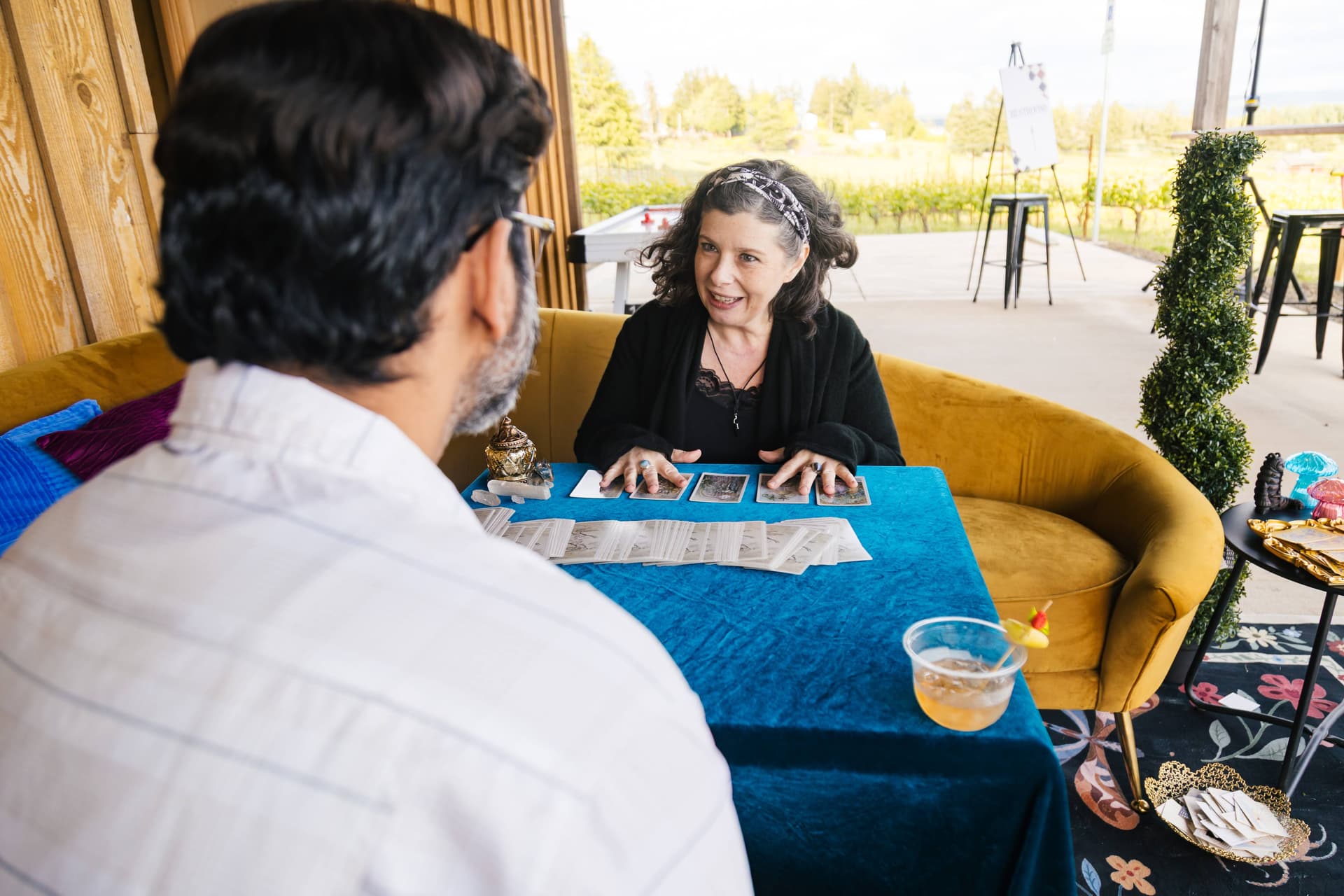 Portlandia Fortune Tellers tarot reading at an event in Portland — photo 6
